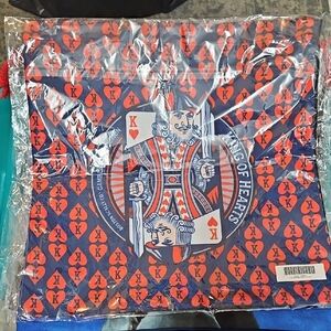 Boston Scally King of Hearts Blue and Red Dust Bag